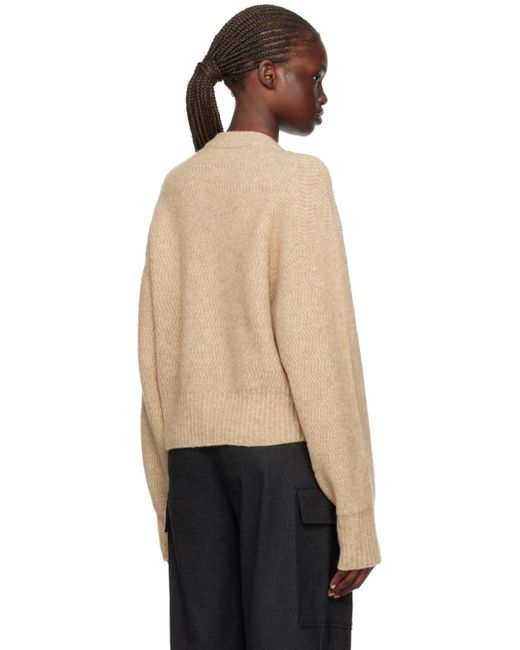 Filippa K Beige Structure Sweater in Black Lyst UK