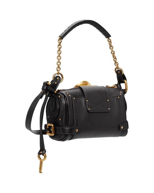 Chloé Black Small Paddington Chain Bag