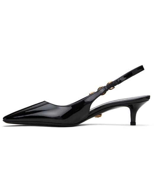 Versace Medusa '95 Low スリングバックヒール Black