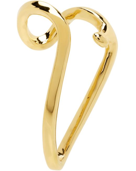 Bijou D'Oreille Graphique Doré Édition Alan Crocetti AMI pour homme en coloris Yellow