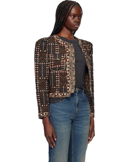 Isabel Marant ブラック Christy ジャケット Black