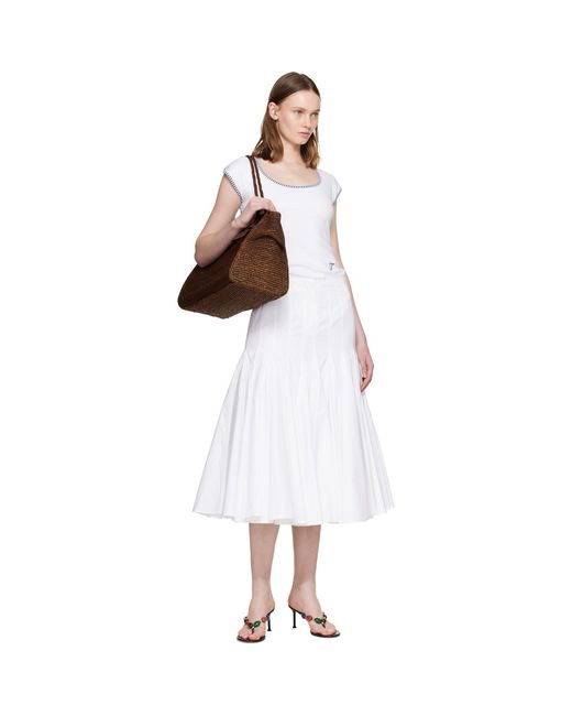 Jacquemus Brown 'The Large Raffia Turismo' Bag