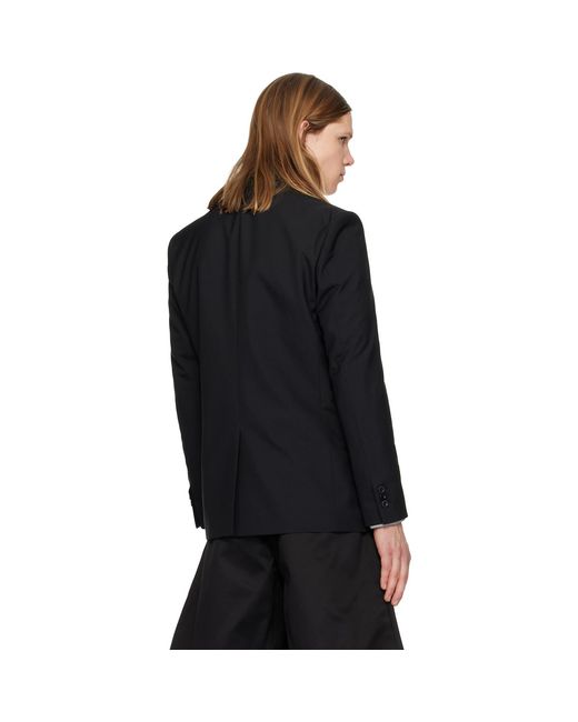 Sacai Black Suiting Blazer for men