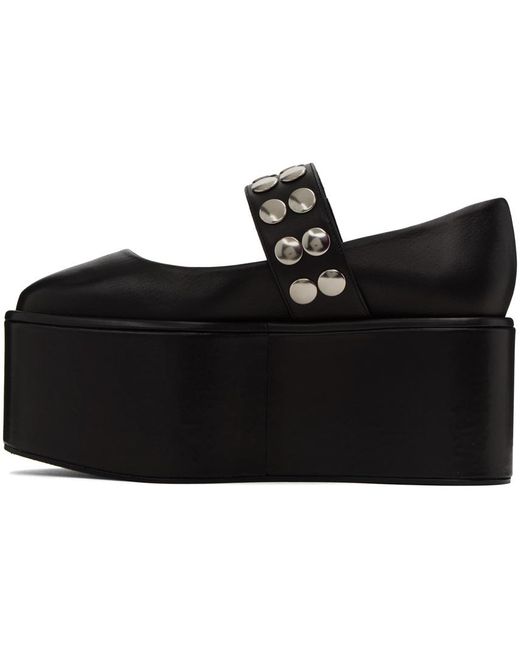 Molly Goddard Black Sonia Ballerina Flats