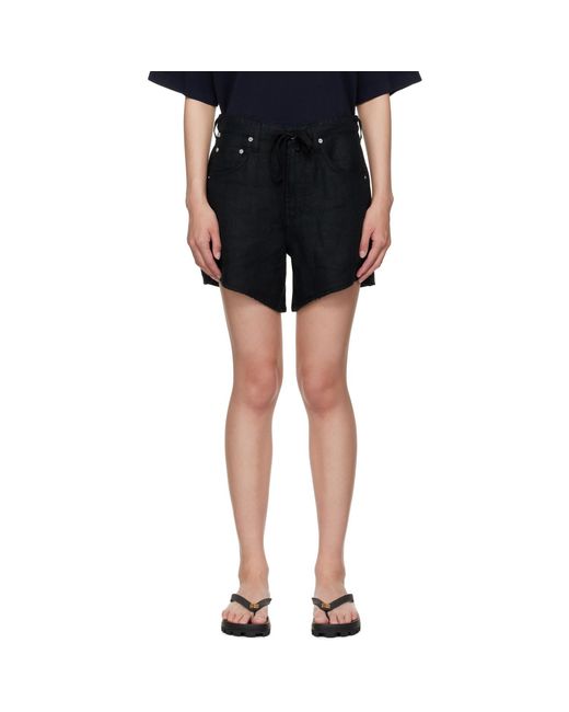 Citizens of Humanity Black Brynn Drawstring Shorts