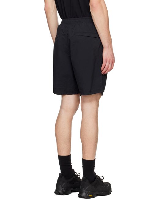 メンズ Stone Island ブラック リサイクルナイロン ショートパンツ Black