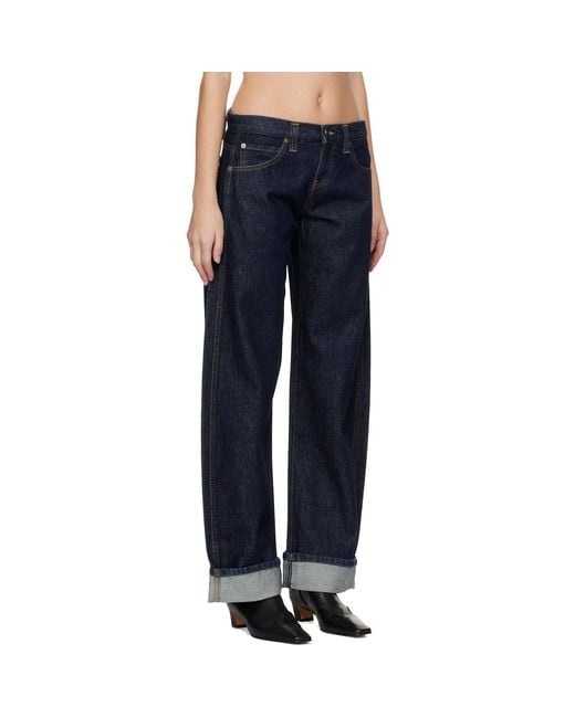 Khaite Blue Karo Jeans
