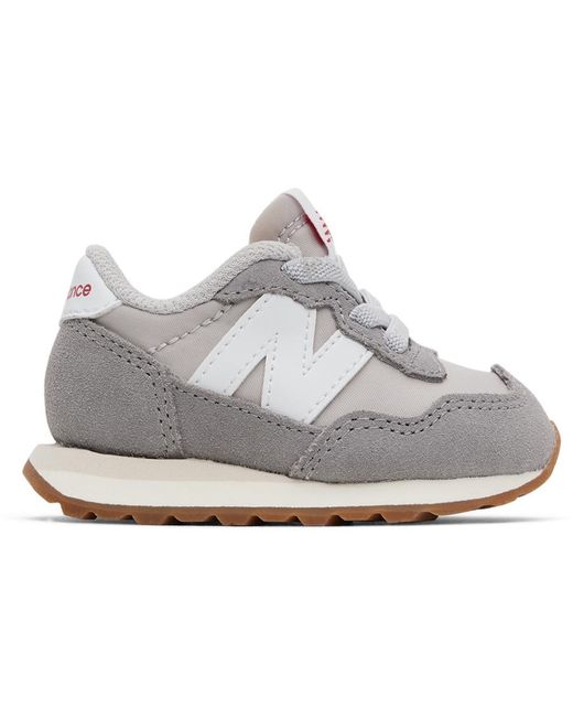 New Balance ベビー｜グレー 237 Bungee スニーカー Gray