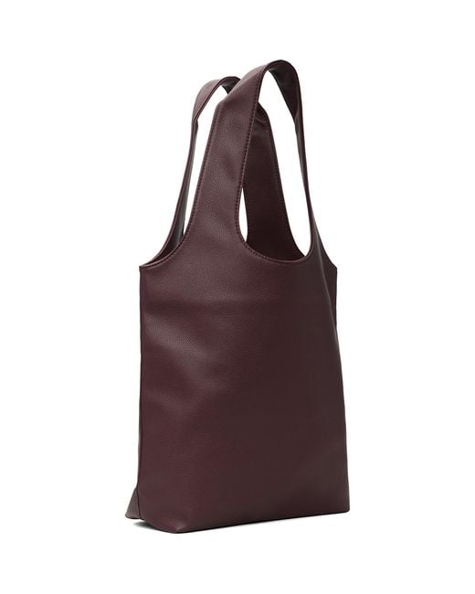 A.P.C. Purple Burgundy Ninon Small Tote