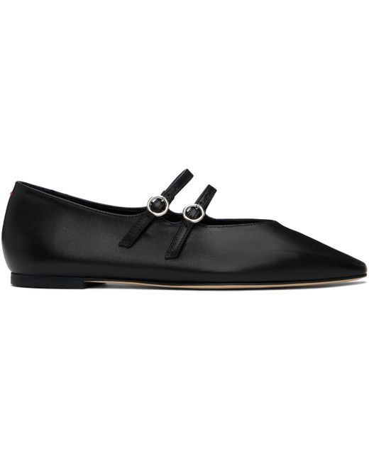 フラットシューズ aeyde Franny Ballerinas - Aeyde - Leather - Black Fedora Leather Slingback Flats – Aeyde