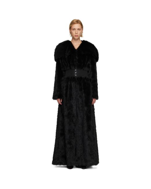 Nicklas Skovgaard Black Ssense Exclusive Lily Faux-Fur Coat