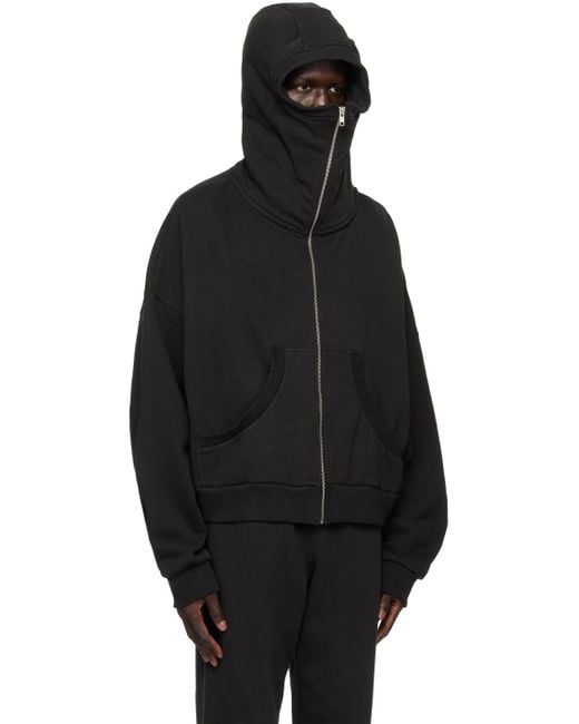 Entire studios Full Zip Hoodie in Black for Men | Lyst