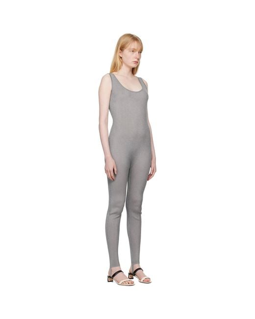 RECTO. Black Stirrup Bodysuit