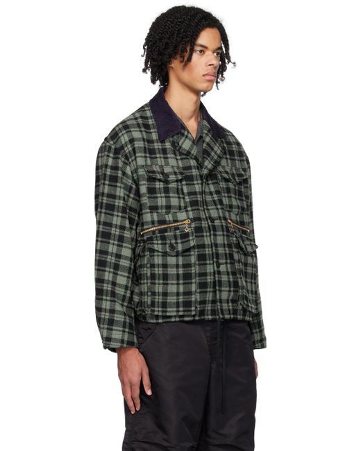 メンズ Beams Plus ーン フィッシング ジャケット Black