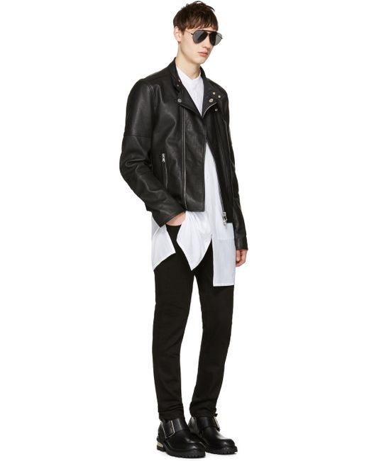Maison Margiela Black Big Buckle Boots for men