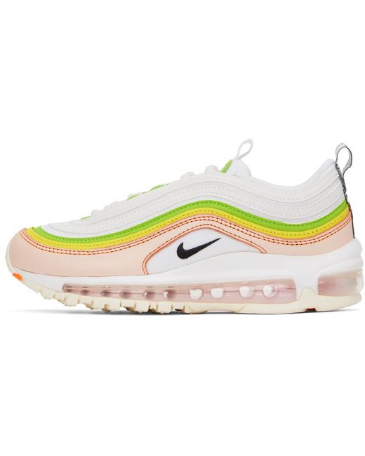 Nike Air Max 97 Essential White/Atomic Pink Women's Shoes, Size: 9.5