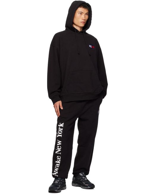 Tommy Hilfiger Black Awake Ny Edition Hoodie. for men