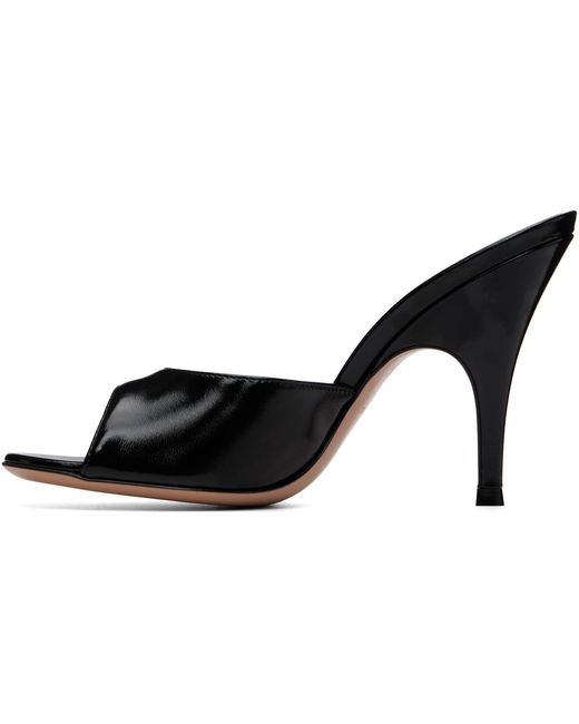 Gianvito Rossi Black Sofia Mule 95 Heeled Sandals