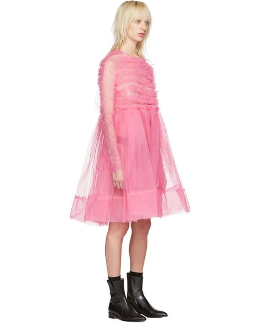 Molly goddard top dress pink