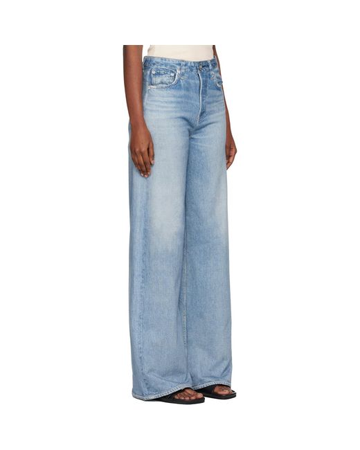 Jean Ample Sofie Bleu En Miramar Rag & Bone en coloris Blue