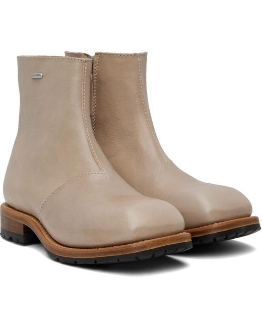 Our Legacy Black Taupe Engine Boots for men