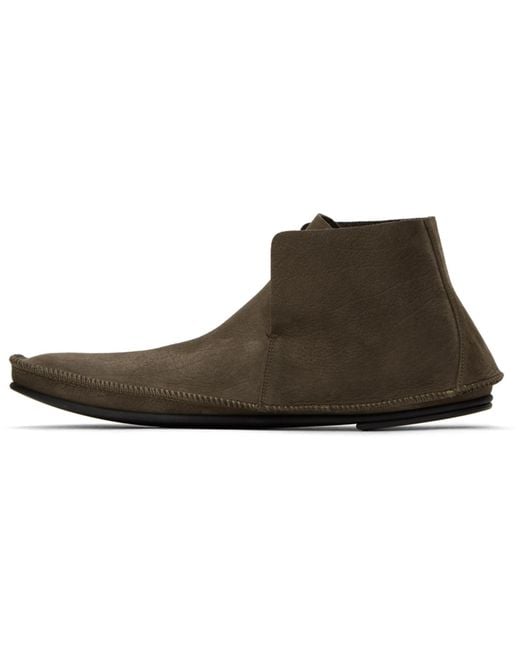 The Row Black Brown Tyler Desert Boots for men