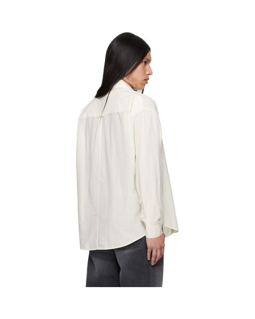 mfpen Black Off- Essay Shirt for men