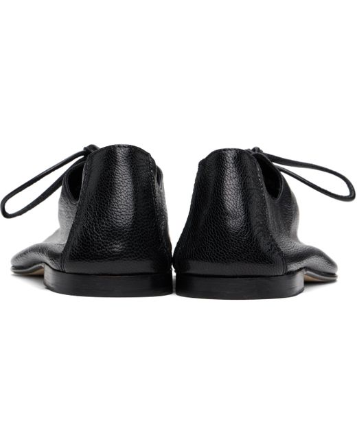 Hereu ブラック Plegada Supple Shiny オックスフォード Black