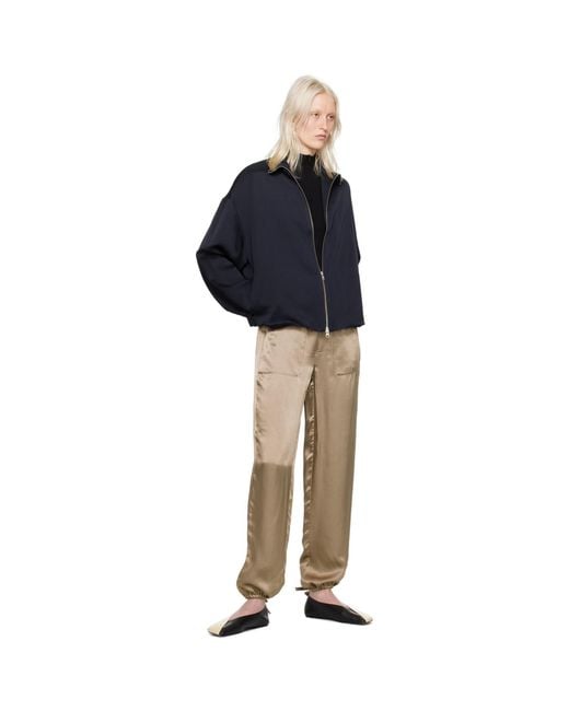 6397 Natural Drawstring Reversible Trousers