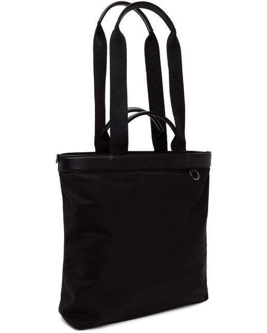 Dolce & Gabbana Black Logo-print Shoulder Bag - Men's - Calf Leather/viscose/acrylic/acrylic for men
