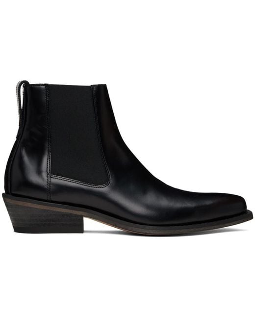 Our Legacy Black Cyphre Chelsea Boots for men