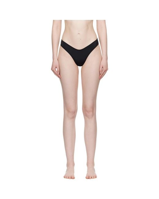 Belle Anna Black Calla Bikini Bottom