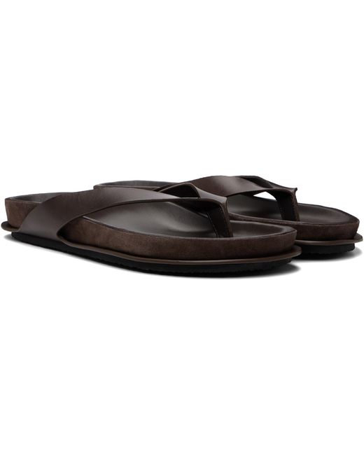 Jacquemus Black 'The Tatanes' Flip-Flops for men