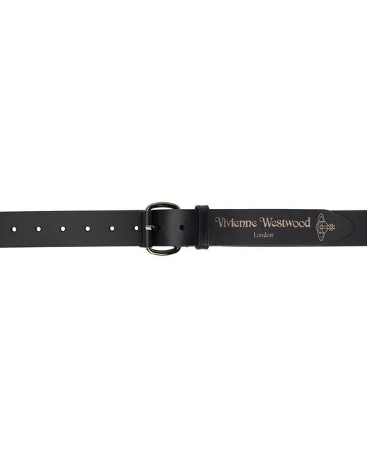 Vivienne Westwood Blue Black Pin-buckle Belt for men