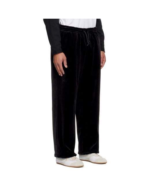 (w)taps Black Athletic Sweatpants for men