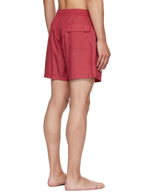 Vivienne Westwood Red Pixel Orb Surf Boxer Swim Shorts for men