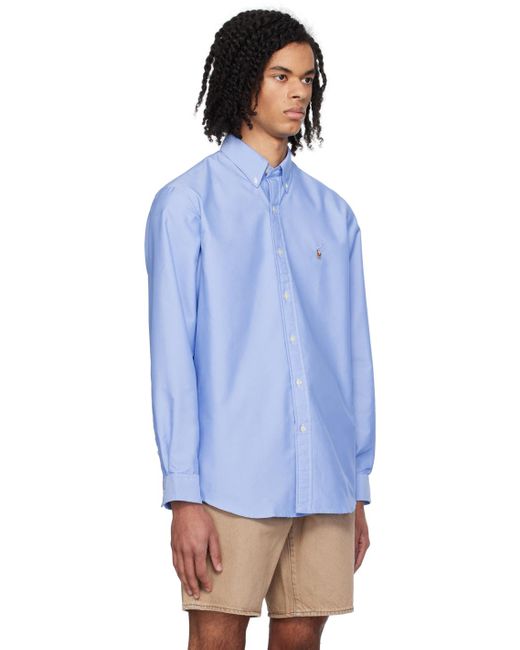 Polo Ralph Lauren Blue Performance Shirt for men