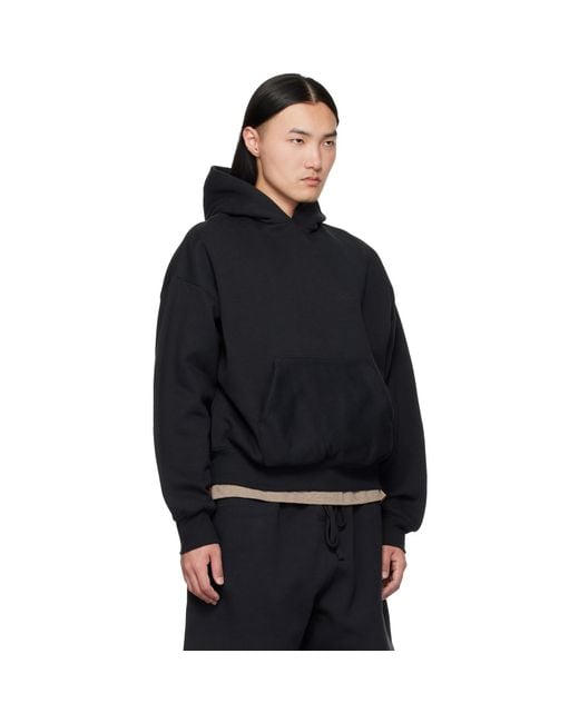Fear Of God Black Classic Hoodie for men
