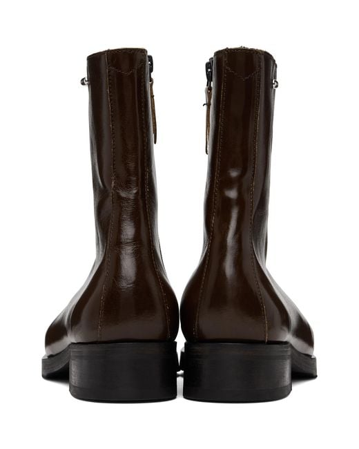 Our Legacy Brown Camion Boots