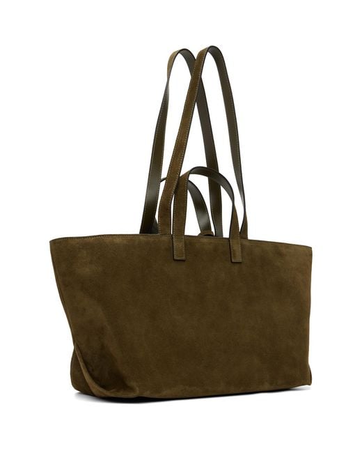 A.P.C. Brown Khaki 'Le Drummer' Tote