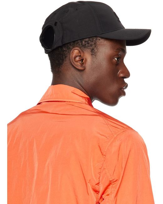 Casquette noire en chrome-r à logo C P Company pour homme en coloris Orange
