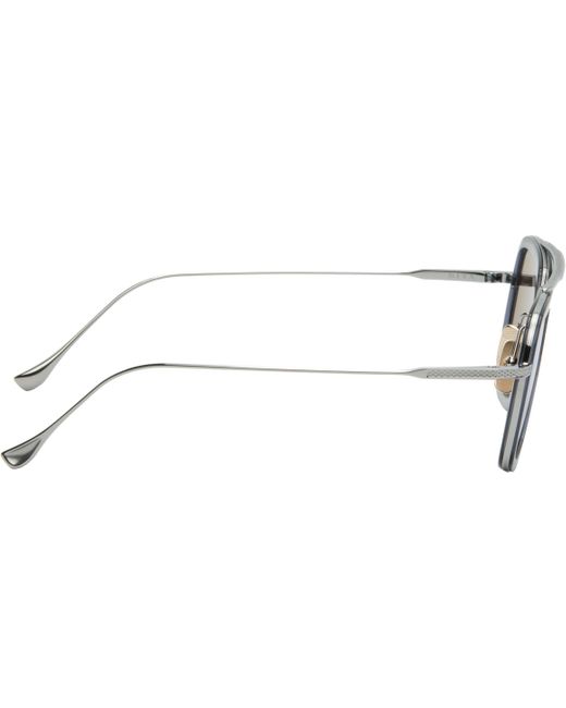 Lunettes De Soleil Flight.006 Gris Acier Et Bleu Dita Eyewear pour homme en coloris Black
