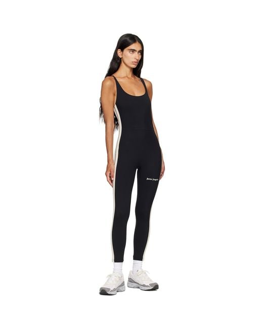 Palm Angels Blue Logo Active Track Jumpsuit