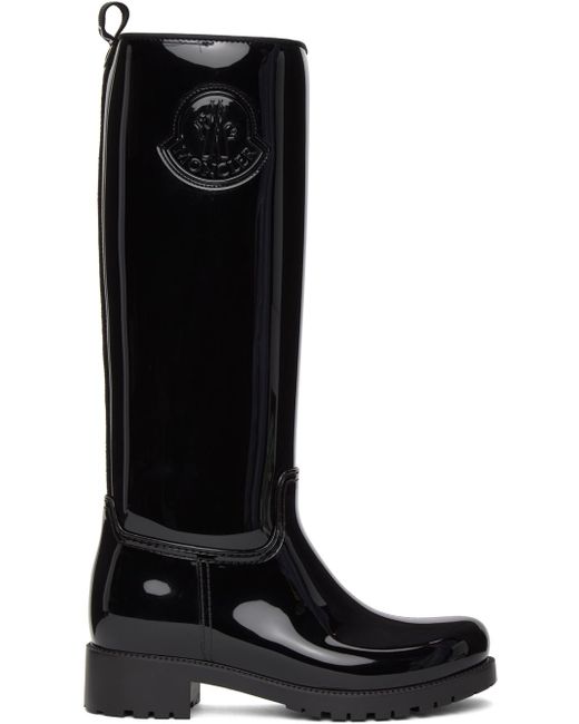 Moncler Ginger Tall Boots in Black | Lyst