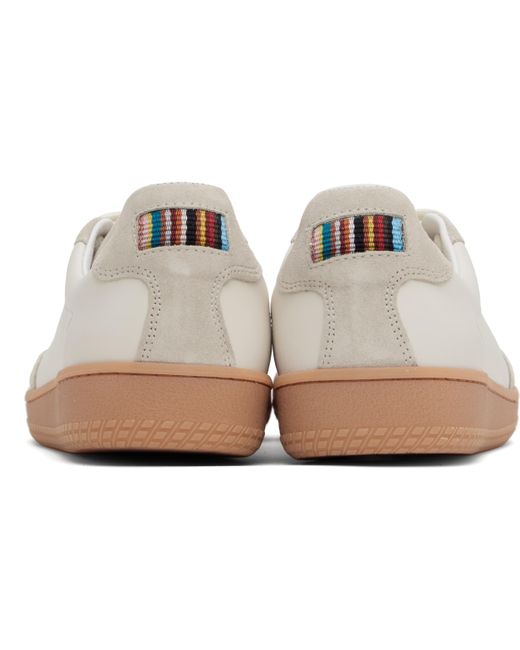 メンズ Paul Smith オフホワイト Como スニーカー Black
