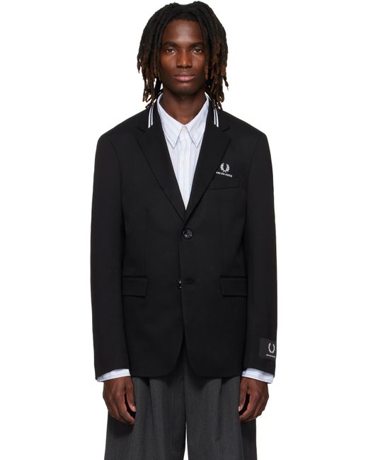 Fred Perry メンズ ブラック Kris Van Asscheエディション Casual 