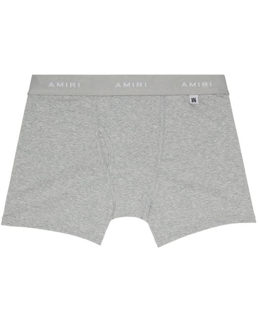 Amiri Gray Patch Boxers for men