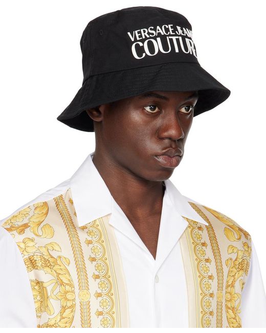 Versace Multicolor Logo Bucket Hat for men