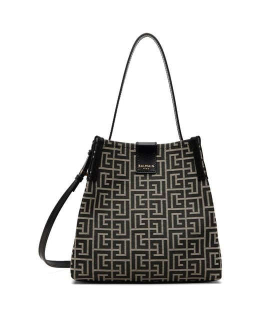 Balmain Black Off- Release Bucket Bag
