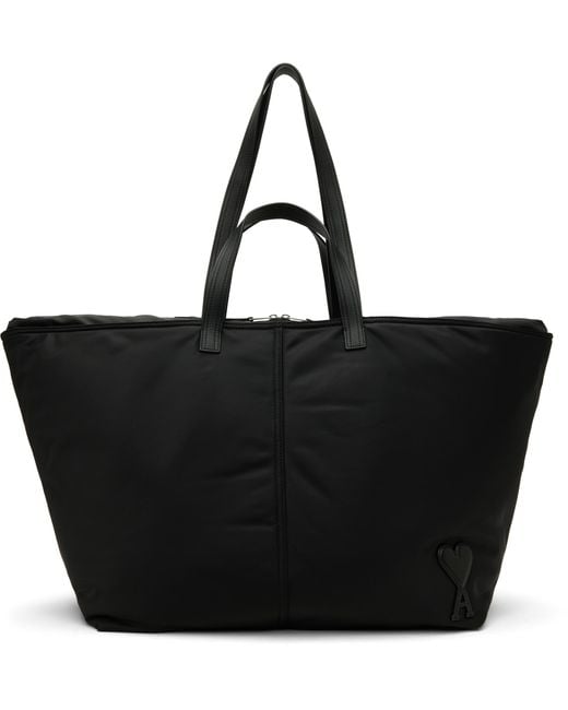 AMI Black Marcel Tote